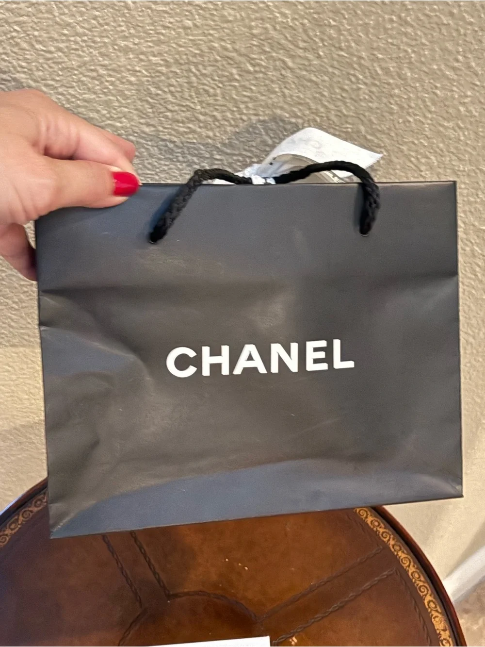 Auth CHANEL Camellia Fabric Mini Pins in Silver & Pink Set of 3 and Shopping Bag